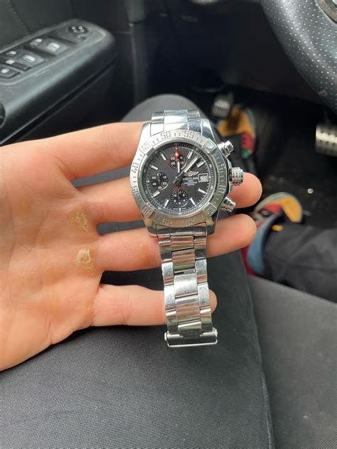 breitling super avenger date not changing